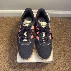 Adidas Dark Blue and White Shoes- NEVER WORN